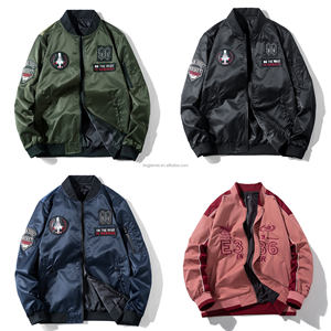 ファッションPufferfish UniversityメンズジャケットカスタマイズSchneierパッチ大学パイロットメンズ野球ジャケット卸売 - Product Image 3