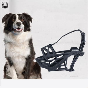 MOFESIPI ตะกร้านุ่มซิลิโคนหูปากสําหรับสุนัขป้องกันการกัดเคี้ยวหอบหืดสุนัขยามปากสําหรับกัดเคี้ยวขยะ - Product Image 1