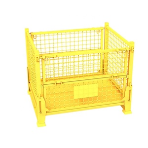 Hộp Kim Loại Có Thể Gập Lại Xếp Chồng Được Mạ Kẽm Và Sơn Tĩnh Điện Chịu Tải Nặng Tùy Chỉnh - Product Image 6