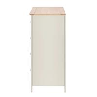 Buffet Moderne en Chêne Bicolore Écologique et Durable avec 4 Tiroirs pour Salon, Chambre, Salle à Manger, Villas, Hôtels, Appartements