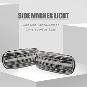Feux de position latéraux dynamiques à lentille claire LED pour Audi A3 S3 8P A4 S4 RS4 B6 B7 B8 A6 S6 RS6 <span class=keywords><strong>C5</strong></span> - Product Image 6
