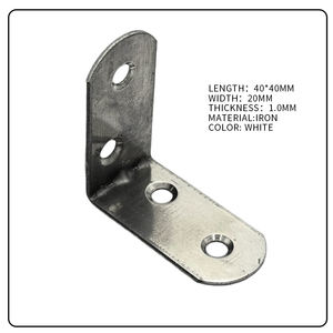 1 מ "מ כבד מגולוון ברזל ישרה זווית ישרה אטב שולחן חיזוק חיבור - Product Image 5