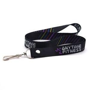 BSBH Custom Printed <b>Polyester</b> ID Card Holder <b>Lanyard</b> with Hook High Quality Moisture Resistant Printing for Gyms Fitness Centers - Product Image 2
