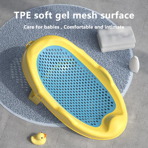 Ensemble de <span class=keywords><strong>baignoire</strong></span> pour bébé pliable en plastique autoportante <span class=keywords><strong>avec</strong></span> <span class=keywords><strong>filet</strong></span> de bain et support de bain pour bébé - Product Image 6