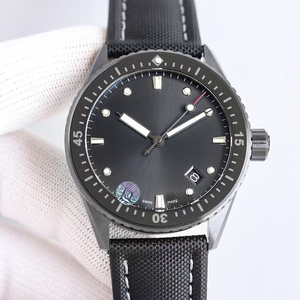 Relojes de Lujo para Hombre, Estilo Clásico, Automáticos, 300M, Cristal de Zafiro, Caja de Cerámica Negra, Bisel de Cerámica, Correa de Tela Negra - Product Image 2