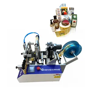 Tabletop Tube Labeling Applicator Machine Semi Automatic Round Bottle