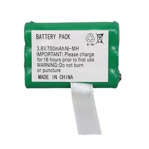ก้อนแบตเตอรี่ ny-mh 3.6V 700mAh สำหรับ CPH505 ATT2419โทรศัพท์ไร้สายผลิตในประเทศจีน - Product Image 5