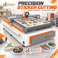 Mesin Pemotong Stiker Digital CNC DAKE untuk Label Cetak dan Stiker Bentuk Kustom