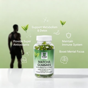 Gomitas de té verde OEM, gomitas adelgazantes abdominales personalizadas para quemar grasa, suplementos de gomitas de matcha para desintoxicar y eliminar el calor. - Product Image 5