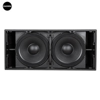TTS 36-A Double caisson de basses actif haute puissance de 18 pouces, 96 kHz, traitement DSP 32 bits, enceinte de qualité professionnelle