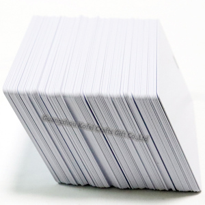 Giá rẻ tùy chỉnh chất lượng cao in ấn nhựa trắng ID kinh doanh trống thẻ PVC cho tổ chức sự kiện dây buộc - Product Image 5