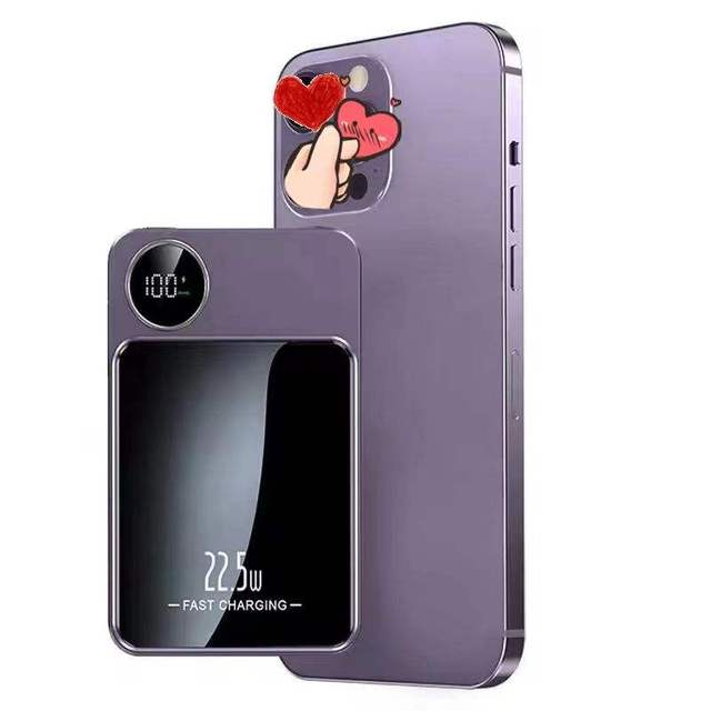 Trending Products 2026 Magnetic Wireless Charging Power Bank 10000mAh Rechargeable Portable Fast Charging Powerbank for iPhone