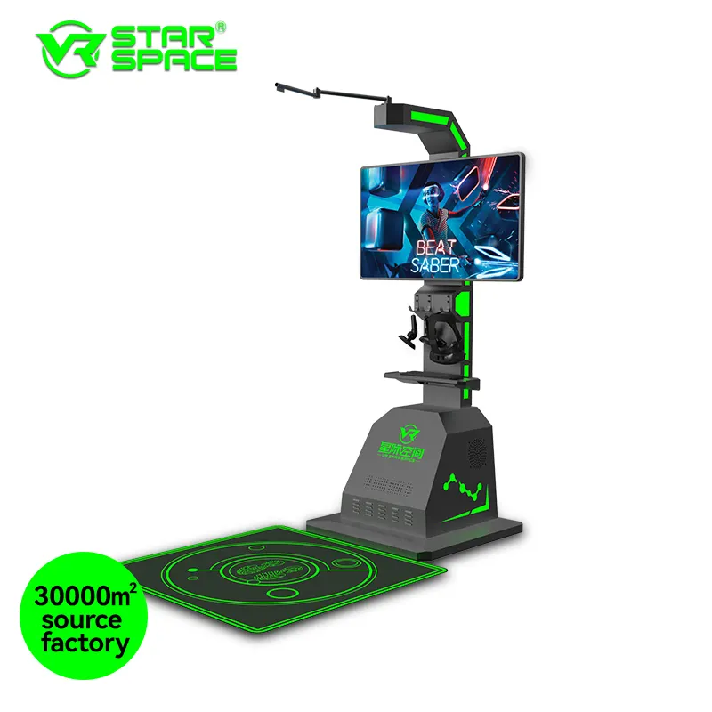 Satr Space 50 Inch HD Display Virtual Reality Arcade Shooting Game Machine VR Simulator Playground Indoor Multiplayer