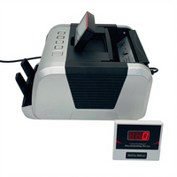 Compteur d'argent portable professionnel de haute qualité avec détection UV/MG, écran LCD, comptage de billets à grande vitesse