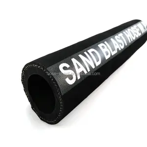 3" air and sandblast hose low pressure rubber industrial hose pipe synthetic flexible soft rubber hose