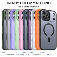 Coque de luxe pour iPhone 18 17 16 Pro Max, finition mate douce au toucher, antichoc, personnalisable, magnétique, vente en gros directe usine