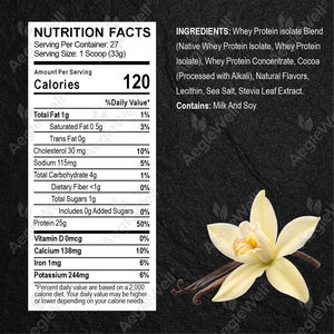 Aegelwell 100% אבקת חלבון אחרי אימון מי גבינה חלבון לבודד אבקה אפס טעמים מלאכותיים & ממתיקים - Product Image 2