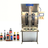 Machine de remplissage semi-automatique à flux continu pour sauce soja, vinaigre, condiments et spiritueux