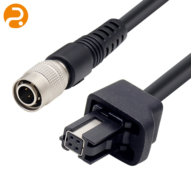 CE/FDA 4 Core Aluminum Conductor PVC Insulated Locking Circular Connector Harness for Industrial Sensors/Medical Devices