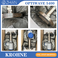 Capteur de niveau radar OPTIWAVE 5400 de KROHNE avec sonde de niveau sans contact 24 GHz et sonde métallique de type goutte.
