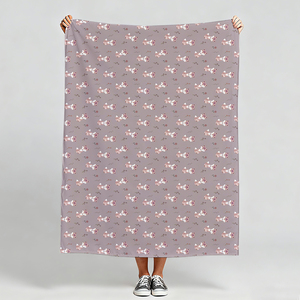 맞춤 만화 다람쥐 디지털 프린팅 100% 면 니트 원단 친환경 면 원단 티셔츠 여성 드레스용 - Product Image 4