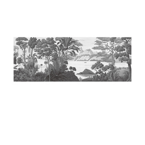 Papel pintado del sudeste asiático de lujo ligero moderno Fondo pared arte restaurante personalidad <span class=keywords><strong>Inn</strong></span> selva <span class=keywords><strong>Tropical</strong></span> Mural papel pintado - Product Image 2