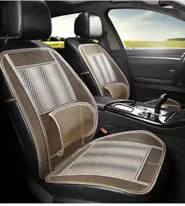 Vente en gros Coussin de siège auto universel ergonomique Housse de siège rafraîchissante d'été pour voiture Housse de siège auto en bambou