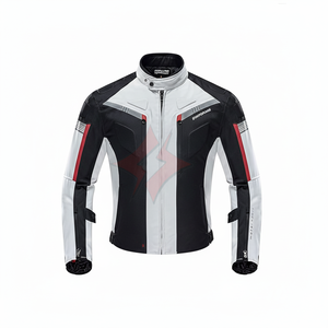 Chaqueta de moto para hombre, chaqueta blindada para motociclista, impermeable, a prueba de viento, equipo de protección de cuerpo completo, armadura CE de verano - Product Image 1