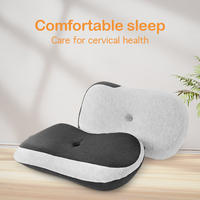 Oreillers en mousse à mémoire de forme pour les dormeurs sur le côté, le dos et le ventre, design ergonomique, soulagement de la douleur, housse en maille respirante, housse amovible et lavable