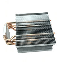 4 caloducs, dissipateurs thermiques 120*75*150mm, mini dissipateur thermique en aluminium pour PC, petit radiateur et ventilateur de tour avec refroidisseur d'air