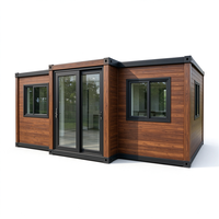 QIANBANG – Maison pliante modulaire moderne à double aile de 20 et 40 pieds, conteneur extensible pour mini-maison – Approvisionnement direct usine