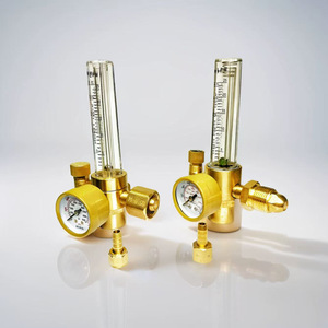 Medidor de flujo de argón para soldadura por arco de argón, reductor de presión de dióxido de carbono, válvula reductora de presión de gas inerte y gas mixto, válvula de flujo - Product Image 1