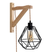 Câble rétro 3x0,75, cordon lumineux torsadé en tissu, câble d'éclairage en lin recouvert de cuivre pour lampe suspendue industrielle DIY