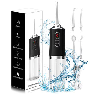 เครื่องทำความสะอาดฟันแบบไร้สาย 300 มล. แบบพกพา ชาร์จไฟด้วย USB กันน้ำระดับ IPX7 สำหรับใช้กลางแจ้ง โรงแรม และในบ้าน - Product Image 1