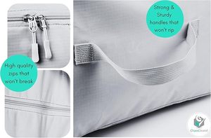 Bolsa de almacenamiento de edredón-Bolsa organizadora plegable para edredones <span class=keywords><strong>King</strong></span>/Queen - Product Image 3