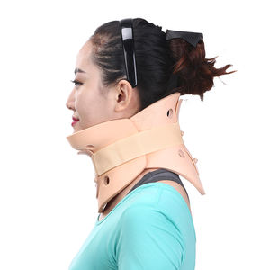 Penyangga Leher Ortopedi Polimer - Bahan Bernapas Kelas Medis dengan Tali yang Dapat Disesuaikan untuk Meredakan Nyeri Leher - Product Image 4