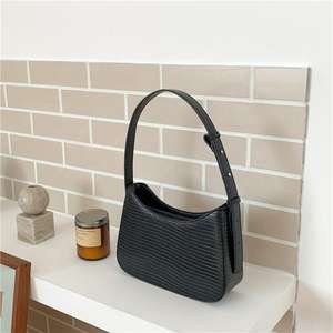 Sac à bandoulière pour femme 2026, vente en gros, sac à main tendance, sac rétro rayé en cuir PU - Product Image 2