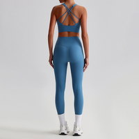 Tenues de yoga taille haute 29 couleurs pour femmes, leggings d'entraînement, fermeture élastique à la taille, pantalons de sport de haute qualité grande taille