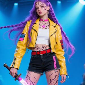 สติกเกอร์สักลายกลุ่มปีศาจออกแบบมาสำหรับผิวหน้าสำหรับคนรักอะนิเมะ - Product Image 5