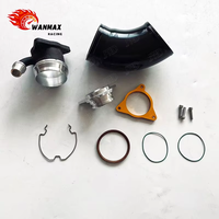طقم أنابيب مدخل التوربو لسيارات BMW B58TU G20 M340i G30 540i X3 M40i وتويوتا سوبرا A90، مصنوع من الألومنيوم المصبوب لتحسين أداء السحب الهوائي