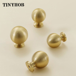 Customization Nordic Simple Brass Ball Single Hole <strong>Knob</strong> Small <strong>Knob</strong> <strong>for</strong> <strong>Dresser</strong> Drawer Round <strong>Knob</strong> DC-1331 - Product Image 6