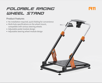 Stang Kemudi Simulator Gaming PXN untuk Logitech G29 G923 V10, Multi-fungsi, Logam, Berkabel, GameGear