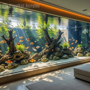 Offre Spéciale moderne de luxe acrylique <span class=keywords><strong>Aquarium</strong></span> taille et forme personnalisées clair <span class=keywords><strong>Aquarium</strong></span> meilleur prix grande conception d'<span class=keywords><strong>aquarium</strong></span> en acrylique - Product Image 2
