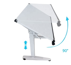 Thương mại Hiện Đại Đồ nội thất Ergonomic khí nén chiều cao-có thể điều chỉnh đứng kim loại bàn khung với Gấp thiết kế cho văn phòng - Product Image 4