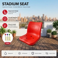 Sièges de tribune durables en HDPE pour stade, football, soccer, extérieur, résistants aux intempéries, sièges de spectateur pour arène