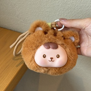 Toptan <span class=keywords><strong>PVC</strong></span> şekil vinil ve peluş kör kutu peluş anahtarlık ile vinil yüz dolması hayvanlar gizem kutusu peluş oyuncak - Product Image 6