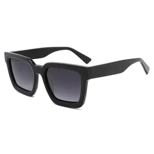 YDMB1019 جديد أزياء الايطالية خلات الأسود مستطيل إطار نظارات شمسية النظارات الشمسية