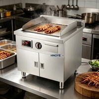 Plaque de cuisson à induction pour cuisine ouverte 12 kW, facile à nettoyer, pour la cuisson de hamburgers, de steaks et de riz frit