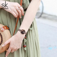 Montres pour femmes à feuilles de Ginkgo, design classique de luxe, étanches, placage IP multicolore, produits tendance 2026