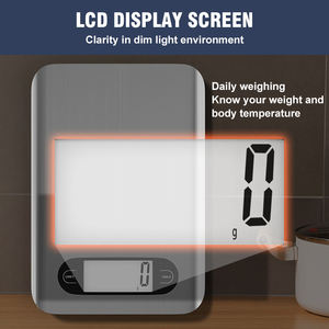 Digitale Präzisions-Küchenwaage 5kg, Multifunktionale Lebensmittelwaage, Elektronische Küchenwaage - Product Image 2